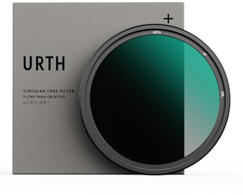 Urth 67mm ND2-32 Variable ND Lens Filter (Plus+) — 1-5 Stop Range, Ultra-Slim 20-Layer Nano-Coated Neutral Density Filter for Cameras