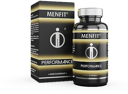 MENFIT® Performance – Für Energie, Fokus & mentale Stärke – Mit Guarana, Ginseng, Rhodiola, Koffein, Vitamin B12 & Magnesium – Vegan – Made in Germany – 60 Kapseln