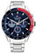 Tommy Hilfiger Multi Zifferblatt Quarz Uhr für Herren mit Silbernes Edelstahlarmband - 1791968