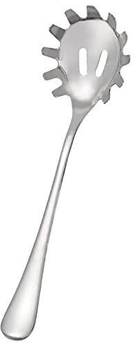 FIBOUND Cucchiaio per Spaghetti Professionale - Mestolo per Pasta in Acciaio Inox, 24 cm