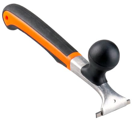 Grattoir ergonomique en carbure de tungstène de qualité supérieure, 6,3 cm, outil grattoir pour enlever le vernis, la peinture, la colle, la résine, le vernis sec, les taches, le mastic, les rayures