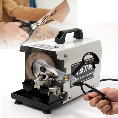 Afilador De Tijeras EléCtrico De 220 W, Afilador De Cuchillos Industrial Universal De 2800 Rpm, Ancho De 50 Mm, MáQuina Para Afilar Tijeras De Sastre, Cocina, Ropa