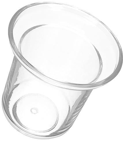 PRETYZOOM Portacepillo De Vaso para Baño De Vidrio Transparente Drenaje Soporte Resistente para Escobilla Limpiadora De Inodoro Accesorio Práctico para Mantener La Higiene y Orden El Baño