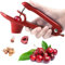Cherry Pitter, Cherry Stoner, Olive Pitter, Cherry Pip Remover, Cherry Pitter Tool,Cherry Stoner Remover UK (Red)
