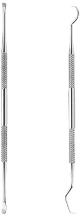 Dentalhygiene-Set zur Entfernung von Plaque und Zahnstein, Hund Zahnreiniger Doppelkopf Zahnpflege Set Dental 2er Professionelle Zahnreinigung, Zahnsteinentferner,Zahnsonde Scaler Aus Edelstahl,Haus