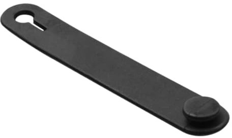 Cinghia di fissaggio in gomma, organizer per cavi, fascia elastica in gomma, supporto di tensione per cavi e tubi, per auto, moto, moto, 9,5 x 1,5 cm, nero, 1 pezzo