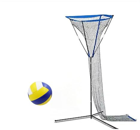 Rete da Allenamento for pallavolo, Rete da pallavolo Portatile for Feste in Giardino, Attrezzatura for Allenamento di pallavolo for Lacrosse, Baseball, Calcio, Tennis, Giardino(Blue)