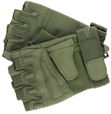 Healeved Outdoor Cycling Gloves for Men Half-Finger Anti-Slip Sports Fitness Riding Gloves Breathable XL Size Suitable for Mountain Biking and Gym Training Random Color