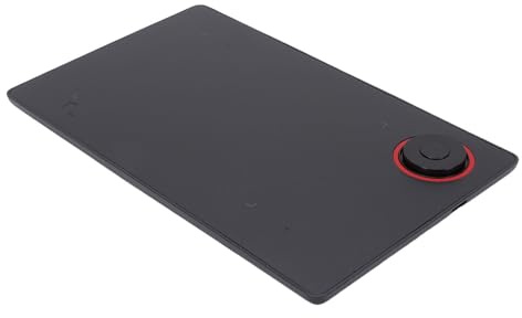 Zunate Digital Ritplatta 5080LPI Grafikplatta med 8192 Nivåtryck Utan Batteripenna för PC, Mac, Högprecisionskonstplatta för Målning, Undervisning, Presentationer