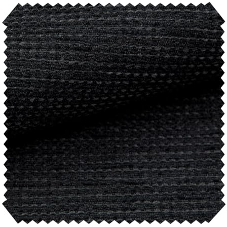 novely® SUTRUM Premium Möbelstoff | Strukturstoff | extra grob gewebt | Polsterstoff | Bezugsstoff | Meterware | 1lfm (05 Schwarz)