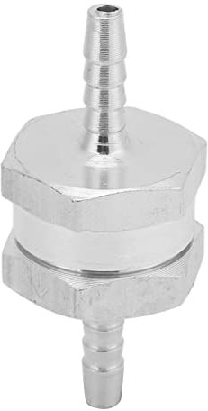 Clapet anti-retour de carburant unidirectionnel, clapet anti-retour de tuyau de carburant, clapet anti-retour unidirectionnel anti-retour, alliage d'aluminium universel pour carburant(4mm)