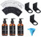 EIMZU Seifenspender Wandbefestigung, 3 Stück Shampoo Flaschen zum Befüllen 500ml, Seifenspender Wand Ohne Bohren mit Pumpe und Wasserdichten Etiketten, Seifenspender mit Wandbefestigung