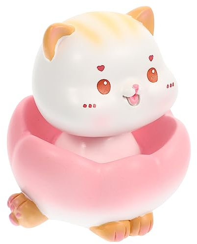 ABOOFAN Gatto Dei Cartoni Animati Che Saluta - Decorazioni in Resina Ornamenti Da Giardino Per Gatti Ornamenti Da Esterno Per Gatti Ornamento Per Gatti Che Tremano