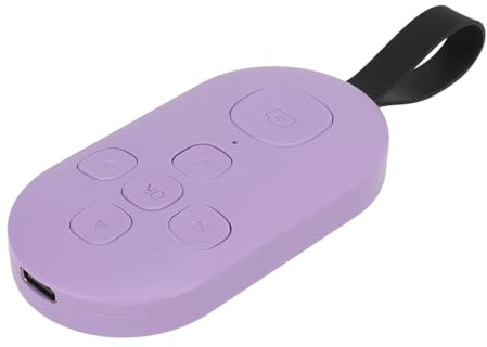 Culnflun Culnflun Bluetooth-fjärrkontrolltelefon, Page Turner Uppladdningsbar, Fjärrstyrd Selfie Clicker Hands för Smartphone-surfplattor (Culnflun7biv016rko-13)