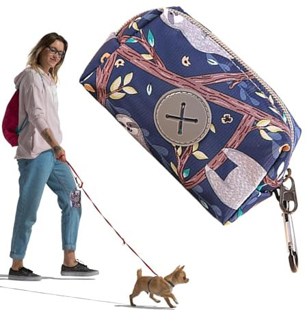 Hundekotbeutelträger – Kotbeutelhalter mit Leinenbefestigung, Hundekotbeutelhalter, Hundekotbeutelspender | Aufbewahrungsträger für Hundekotbeutel, Mehrzweck-Tragewerkzeug für Camping, Reisen, Zuhause