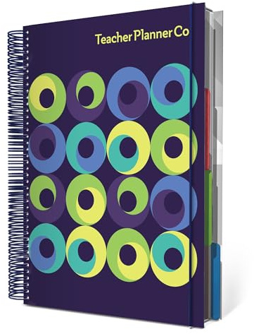 A5 ABACUS-Midnight Sky 6-Period Teacher Planner 2026-27
