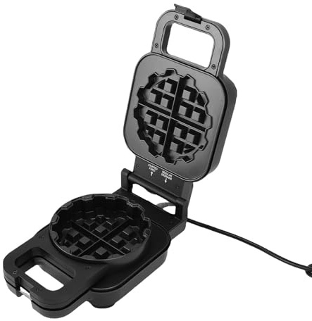 Asixxsix Macchina per Waffle Ripieni, Piastra per Waffle Antiaderente a Doppia Cottura Da 800 W, Waffle Spessi 2,2 Pollici, Piccola Macchina per Sandwich Da Colazione per Domestico (Plug 220v)