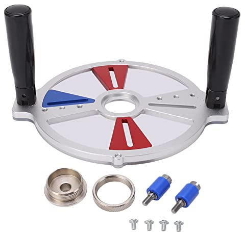 Supporto per macchina rifilatrice per la lavorazione del legno Supporto per scanalatura di fresatura e kit staffa guida per foratura con perni e boccole di posizionamento -