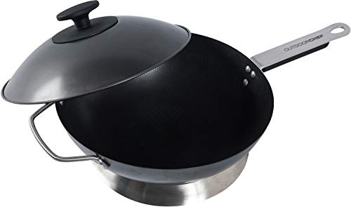 Outdoorchef Wok Barbecue, Nero, 57,5 x 33 x 21,5