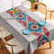 NINGHOME Gartentischdecke,100x160cm,Elegante Linoleum-Tischdecke, abwischbare rechteckige rechteckige PVC-Linoleum-Vinyl-Tischdecke, wasserdicht