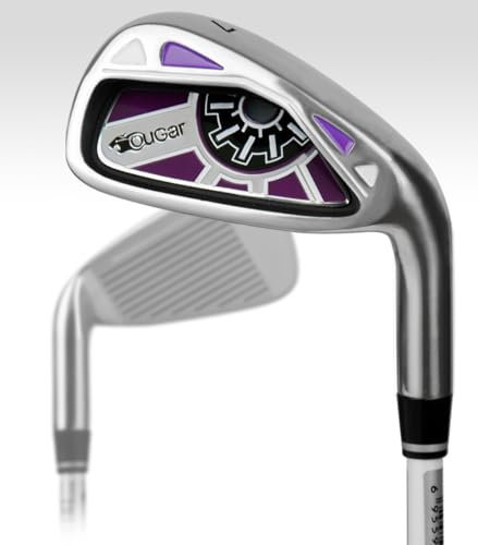 Hierro de palo de golf para hombres y mujeres, hierro único #7 con eje de carbono/acero para principiantes, accesorios de golf para diestros (para mujeres, con eje de acero)