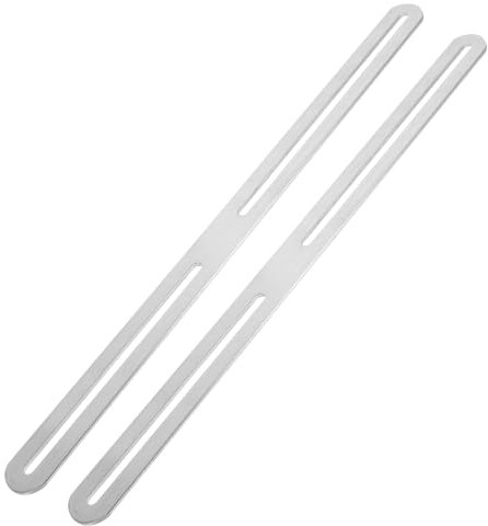 BESPORTBLE Soportes Deslizantes Para Buzón 2 Piezas Soportes De Esquina De Acero Inoxidable Placas De Reparación Planas Para Un Montaje Robusto Del Buzón.