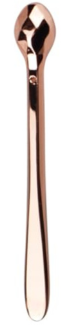 COLLBATH Cuchara para Crema de Ojos de Aleación de Zinc Rosa Herramienta de Masaje Ocular Portátil Alivio de Fatiga y Mejora Circulación para Cuidado Facial Diario