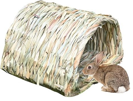 Casa de césped para pastos de junco, 9.05 x 7.48 x 6.69 pulgadas