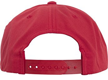 Flexfit (FLEYK) Kinder Kape Pro-Style Twill Snapback Youth Cap, red, 6-14 Jahre, 6308
