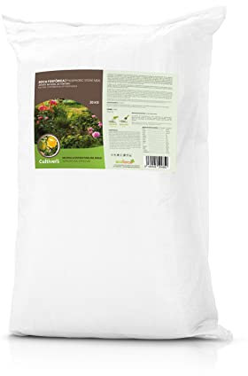 CULTIVERS Roca Fosfórica 20 kg. Aporte Natural de Fósforo, Calcio y Hierro. 100% Ecológico. Preparación de Terreno Antes y Durante Cultivo