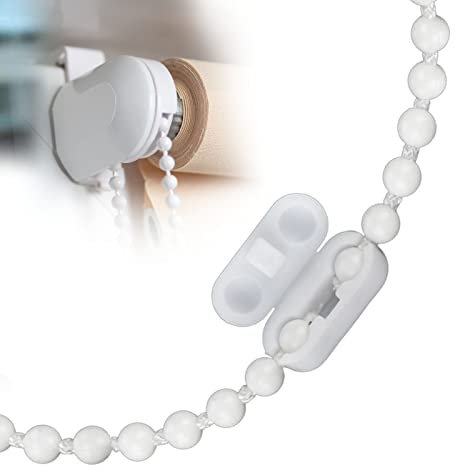 Roller Blind Chain Connectors, 12 PCS Plastic Vertical Blind Clips for Cord Repair for Window Blinds, Easy-to-Use Roller Blind Spare Parts