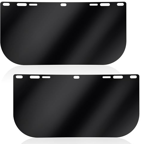 Face Shield Replacement Lens Compatible with Hobart 770580(2 Pack, Dark)