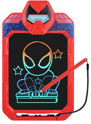 NOBES LCD Writing Tablet Drawing Tablet for Kids Toys Age 3 4 5 6, New Model Spider Hero Drawing Pad for Kids 10inch, Toddler Doodle Board, Boys Girls Educational Learning Toys, Gift for Children