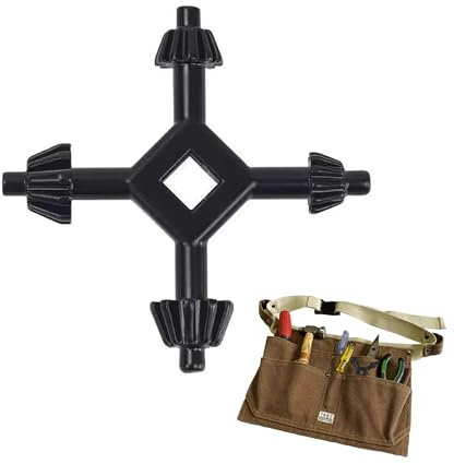 1PCS 4 in 1 Multifunctional Steel Chuck Key Universal Chuck Key for Electric Drill Multifunctional Drill Chuck Key for Tightening and Loosening Chuck for Most Drills and Power Tools