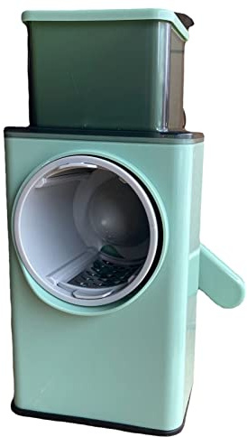 Manual Vegetable Dicer with 12 cm Feed Chute, Ergonomic Hand Press Food Chopper, ABS PP Multi Function Kitchen Tool for Salads Stir Fries