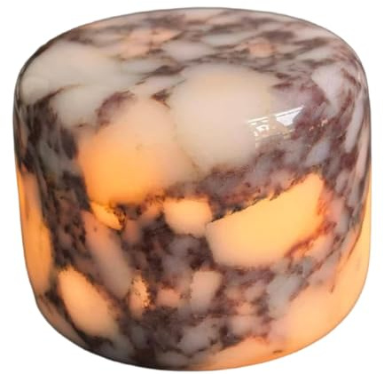 Marmor Lámpara de Noche Mármol Regulable, Luz de Mesa LED 3 Modos, Lámpara de Piedra Recargable, Iluminación Ambiental