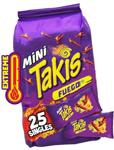 Barcel Mini Takis Fuego Singles - 30.9 oz. - 25 ct. (5 Pack)
