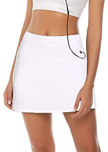 iClosam Falda Pantalón Deportiva de Tenis Transpirable Falda Pantalon Mujer Vestir Cómoda Skorts Mujer Verano para Ejercicio Golf Tenis