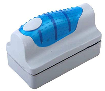 Brosse magnétique pour aquarium Réservoir de poissons Verres à algues en verre Racleur Nettoyeur Courbe Aimants pour nettoyage de vitres d'aquarium Nettoyant pour pinceaux Rentable et durableHabile