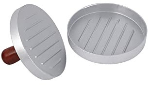 A2ZWORLD Pressa Hamburger, Realizzato in Alluminio, Diametro 11,5cm