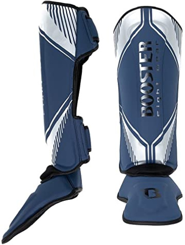 Booster Fightgear Espinilleras Bangkok Series 4 - Muay Thai MMA Kickboxing Espinilleras para artes marciales, combate y boxeo tailandés (XL)
