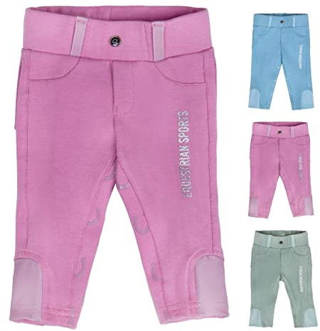 netproshop Baby und Kinder Reithose Bobby Vollbesatz Gr. 56-104, Kindergroesse:92, Farbe:Rosa