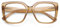 DOOViC Lesebrille Damen 1.5 Blaulichtfilter mit Große Braun Quadratisch Rahmen Computerbrille Brille mit Sehstärke