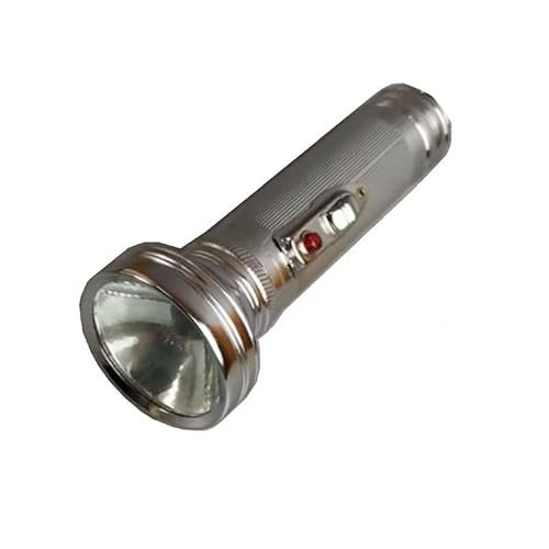 GETREY Torcia nostalgica, Torcia Portatile, Torcia Manuale, Torcia Portatile nostalgica in Ferro Semplice for Uso Domestico all'aperto FY350 Torcia Vecchio Stile a Due sezioni n. 1 Batteria