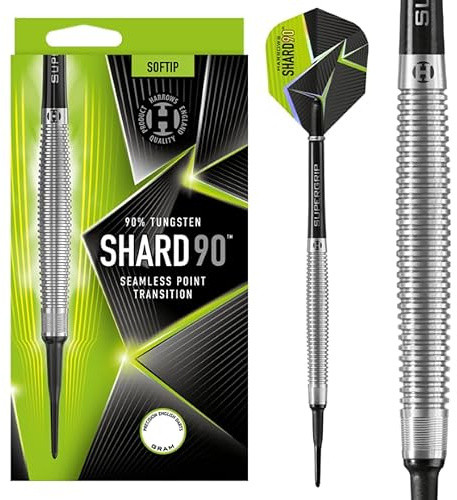 Harrows Shard 90 % mjuk spets - dart plastspets 18 g