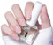 Vernis à ongles rose, vernis à ongles nude à séchage rapide, longue durée, respirant, pas besoin de guérir à la maison (01 transparent)