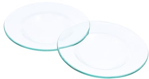 UKCOCO 2 Bandejas Reutilizables para Calentadores de Cera Fundida, Placas de Revestimiento Antideslizantes para Quemadores Aromáticos, Accesorios para Lámparas de Aromaterapia en Hogar