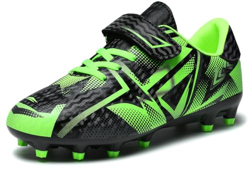 Chaussures de Foot Garçons Fille Crampon Foot Chaussures de Sport 28-37EU | Chaussures de Football Chaussures D'entraînement Antidérapantes Enfant Crampons Athlétisme Professionnel Entrainement Spike