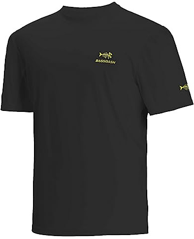 Bassdash - Camiseta de Manga Corta para Pesca con protección Solar UPF 50+ para Hombre