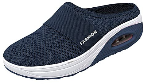 Orthopädische Schuhe Damen Air Cushion Diabetiker Schuhe Mit Luftkissen Lässige Slip On Walkingschuhe Sandalen Wmshoes Nettjade Joggingschuhe Laufschuhe Sportschuhe Turnschuhe Sneaker Damen